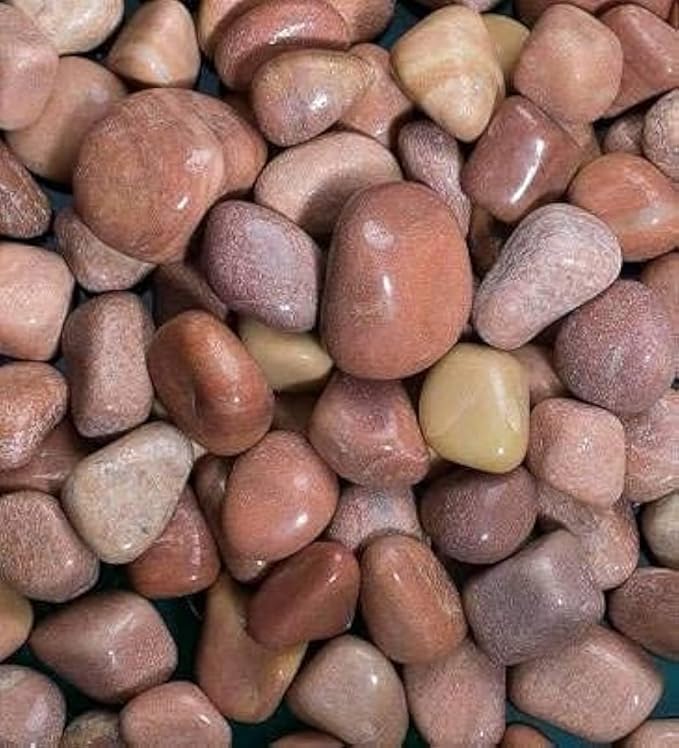 Vsell24 3Kg Extra Large Natural River Rocks Highly Polished Pebbles for Plants Garden Decorative Stones, Ideal for Fish Tank, Vases, Succulents, Crafting, Home Decor and Garden Landscaping
