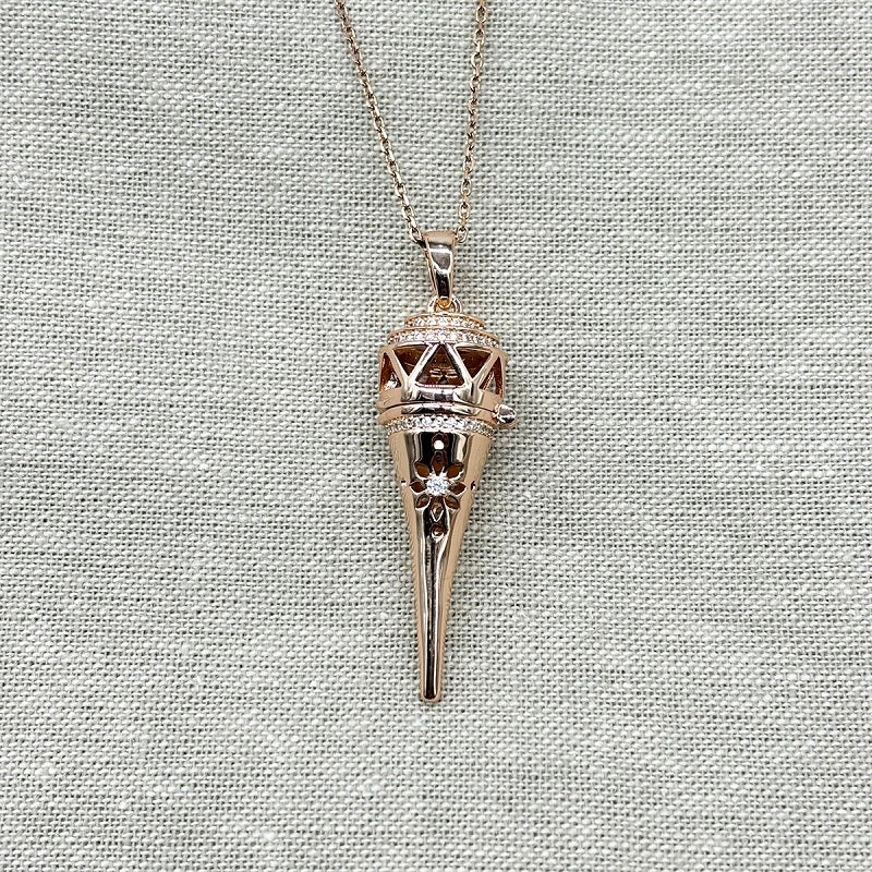 Cone Aroma Necklace | Energy & Healing Diffuser Jewelry — On-the-Go Scent Ritual