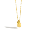 New Fashion Necklace 2021 Trendy Statement Silver 925 Gold Filled Jewelery Water Drop Charm Necklaces Pendants for Necklace Women