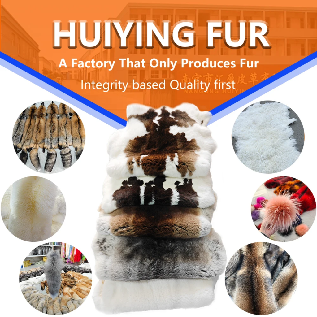 Real Natural Silver Fox Fur Skin Soft Tanned Animal Fur Raw Material for Fur Garments