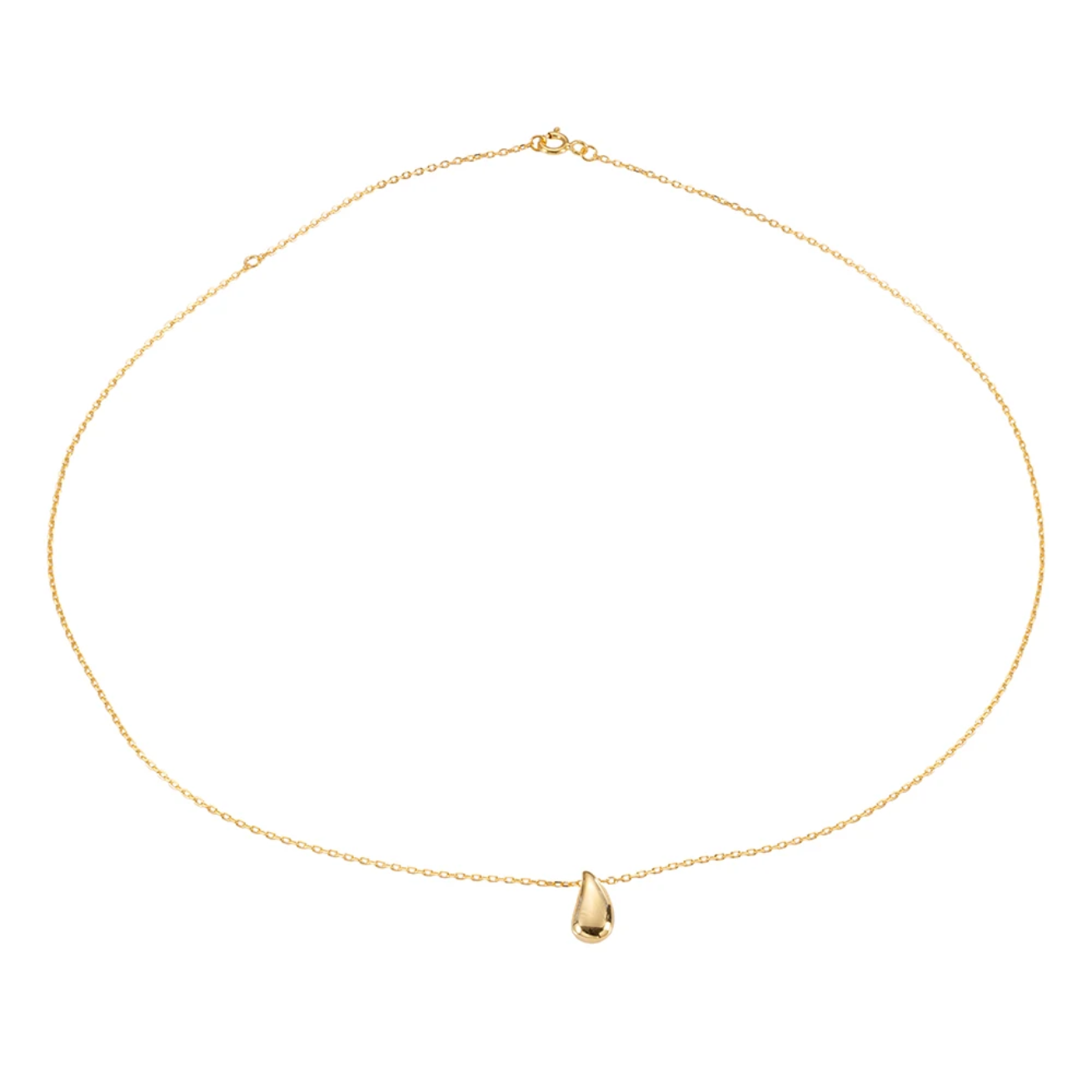 New Fashion Necklace 2021 Trendy Statement Silver 925 Gold Filled Jewelery Water Drop Charm Necklaces Pendants for Necklace Women