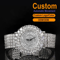 S925  Luxury Silver Moissanite watch