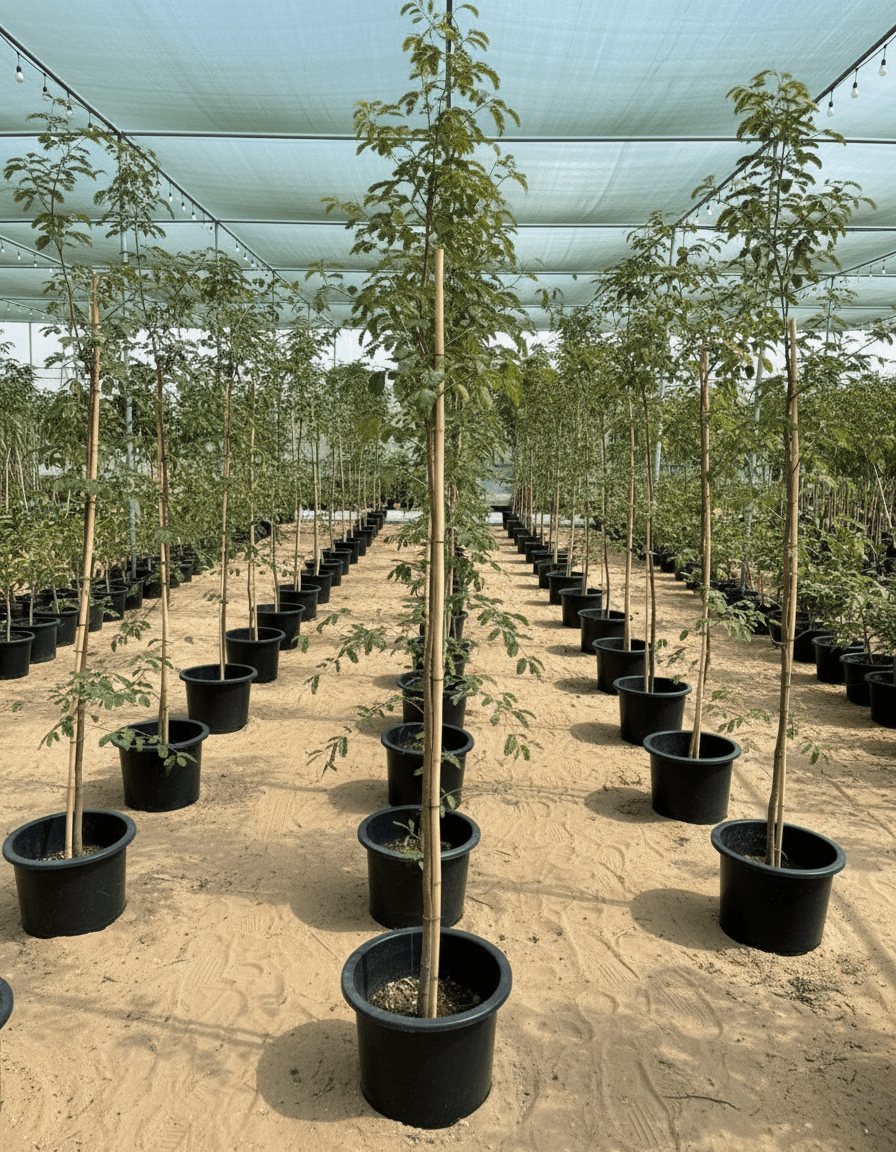 Tamarindus Indica or Tamarind Tree شجرة التمر الهندي